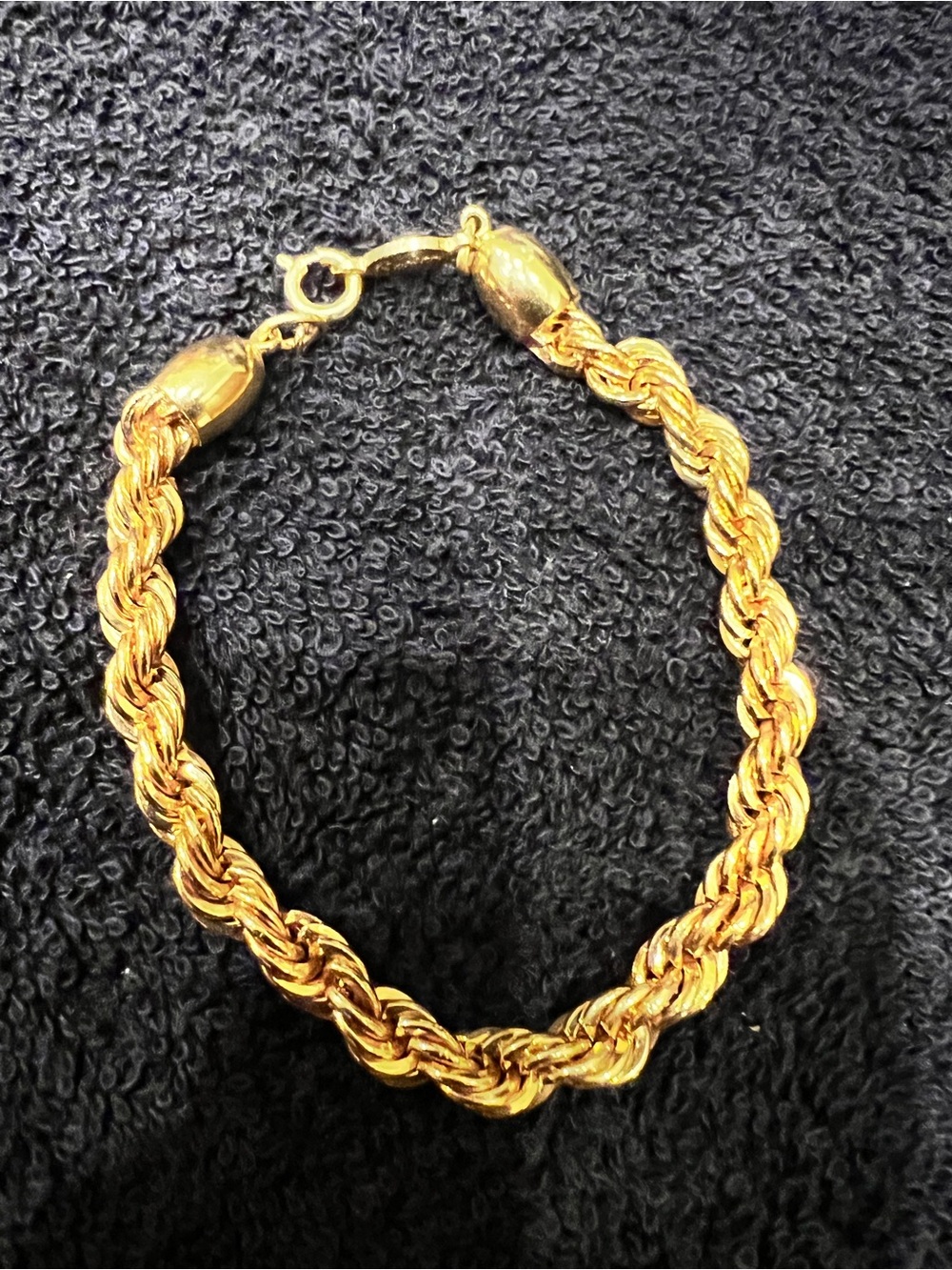 Napier Gold Rope Twist Bracelet